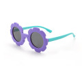 NEW Designer Silicone Fashion Sun Flower Polarized children sunglasses